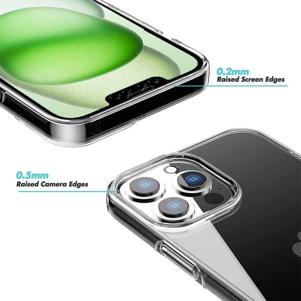 360 Clear Thin Case for iPhone 15 Pro Max