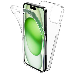360 Clear Thin Case for iPhone 15 Plus