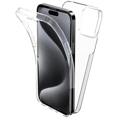 360 Clear Thin Case for iPhone 15 Pro Max