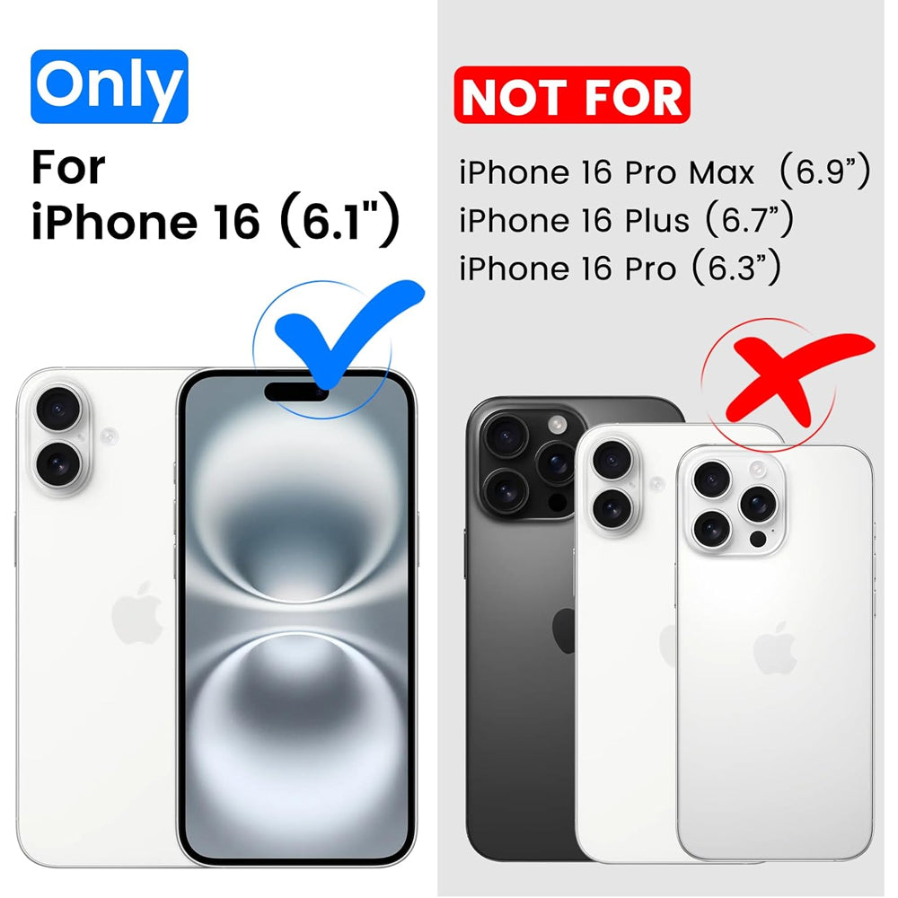 Magsafe Compatible Clear Case for iPhone 16