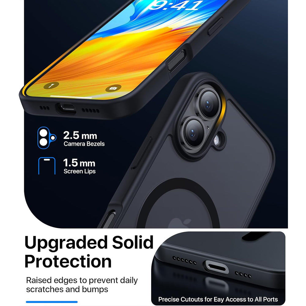 Matte Magsafe Compatible Case for iPhone 16 Plus