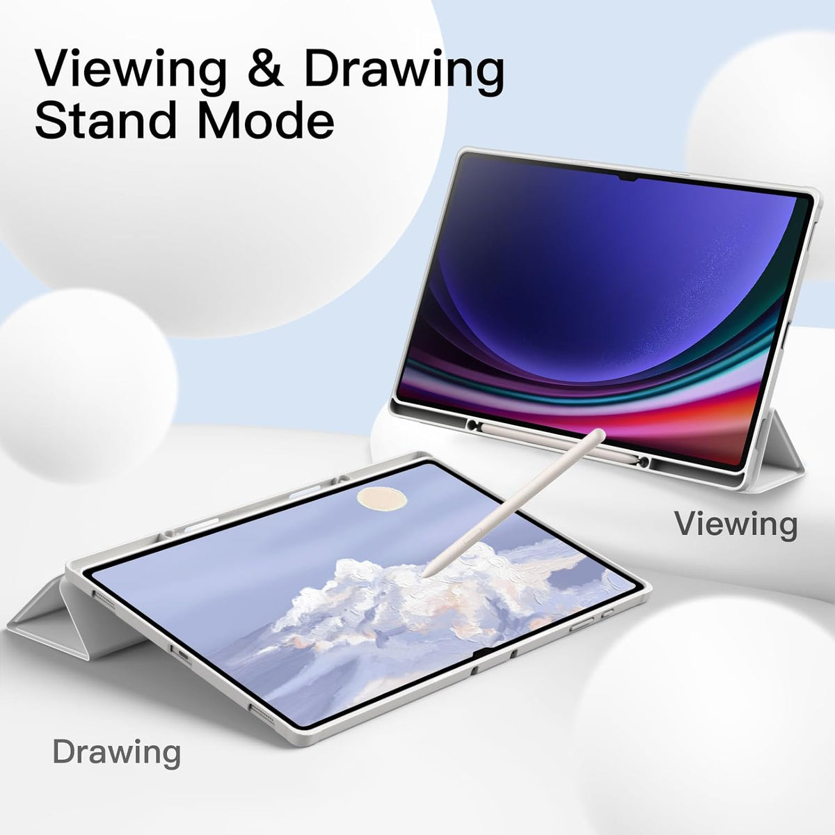 Slim Flip Pencil Case Cover for Samsung Galaxy Tab S12 Ultra