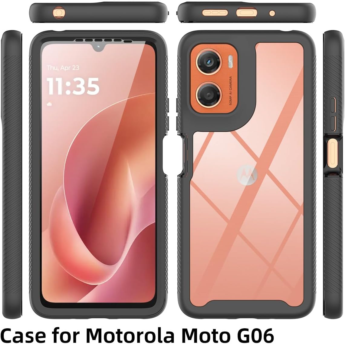 360 Protection Case for Motorola Moto G06