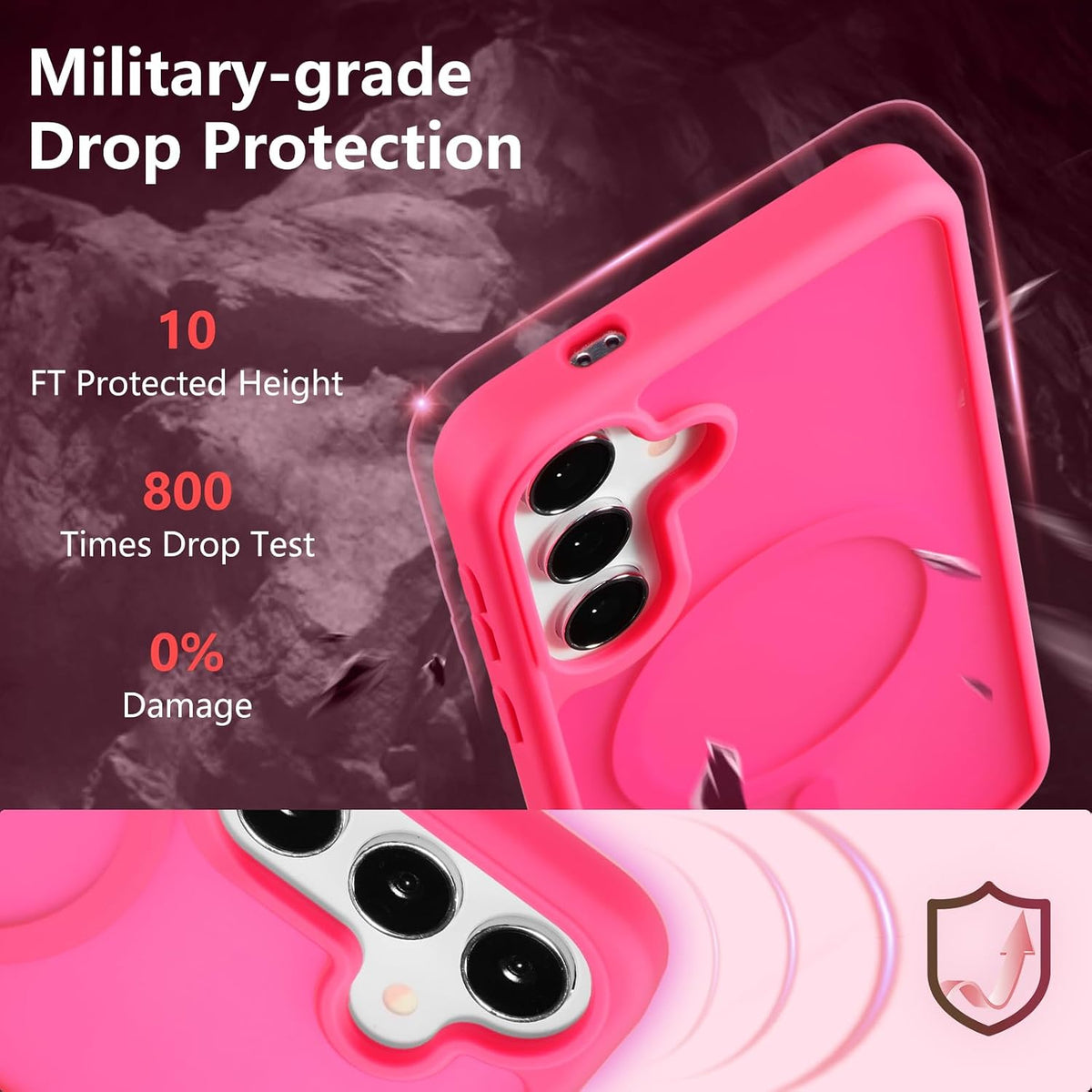 Matte Magsafe Compatible Case for Samsung Galaxy S25