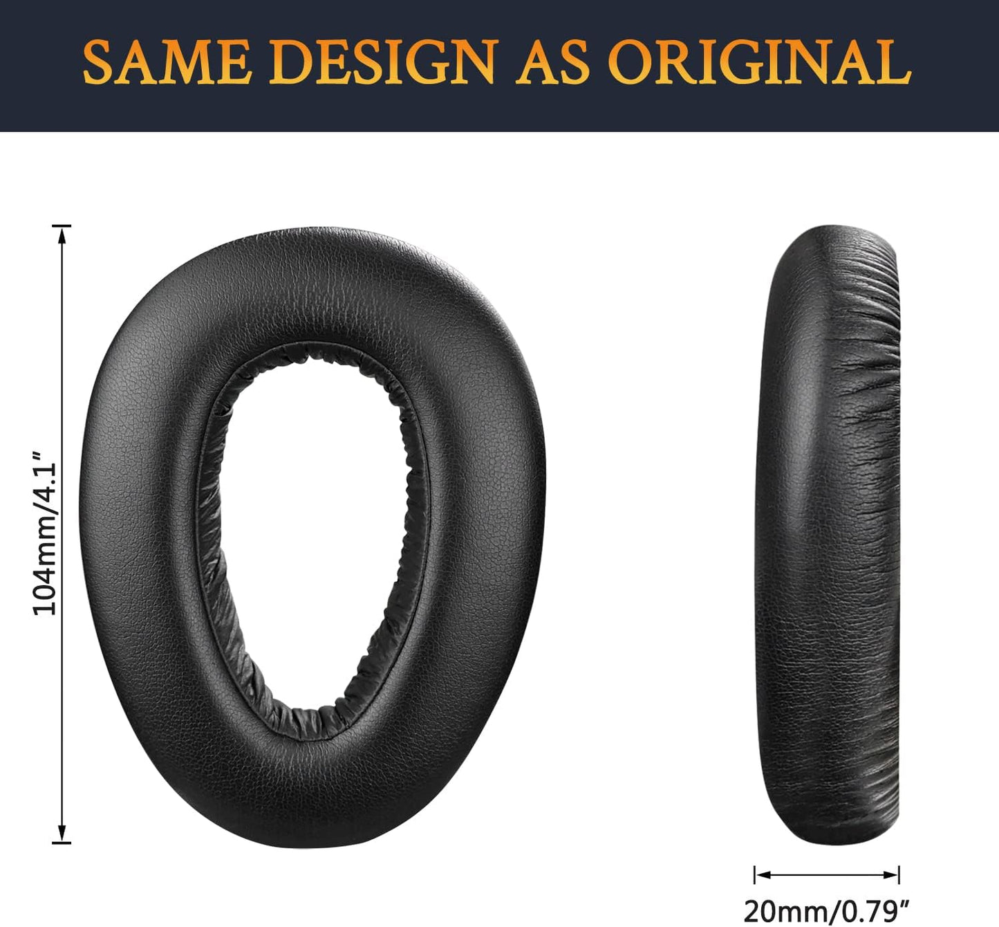 Replacement Ear Pads for Sennheiser PXC480, PXC550, PXC 550-II, MB660 UC, MB 660 MC