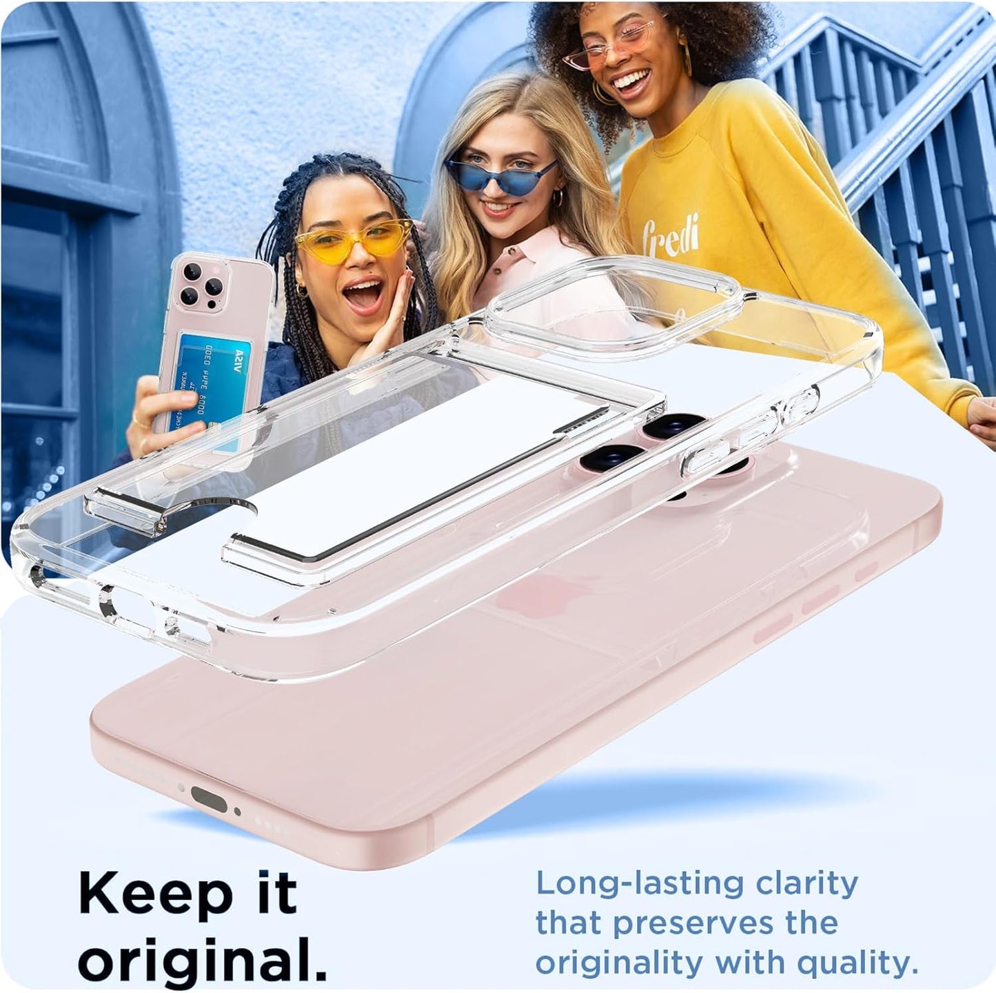 Clear Card case for iPhone 16 Pro