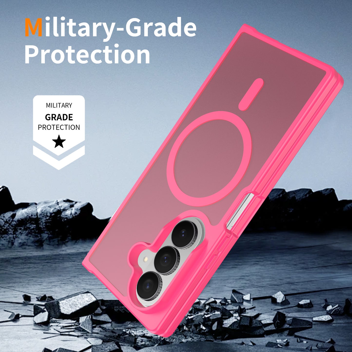 Magsafe Compatible Matte Case for Samsung Galaxy Z Fold 8 Ultra