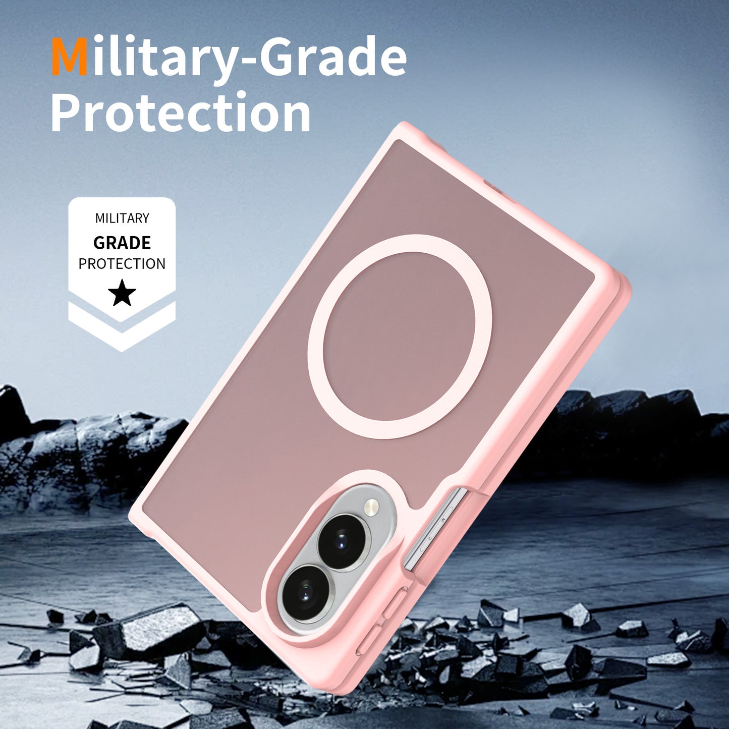Magsafe Compatible Matte Case for Samsung Galaxy Z Fold 8