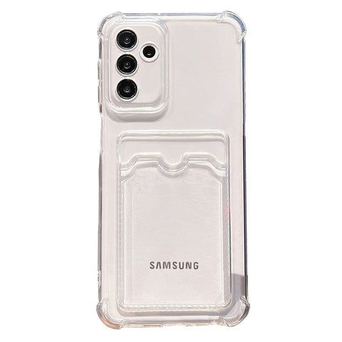Clear Card Wallet Case for Samsung Galaxy A55 5G
