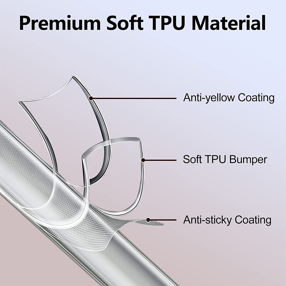 Clear Gel Case for Samsung Galaxy A24