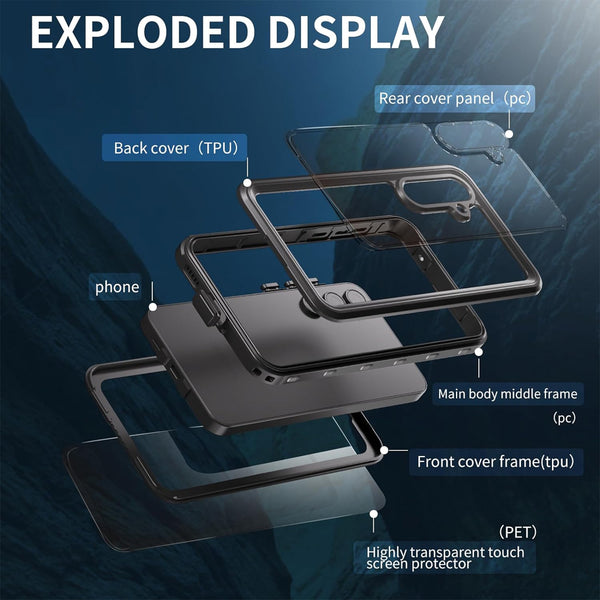 Redpepper Waterproof case for Samsung Galaxy A55 5G
