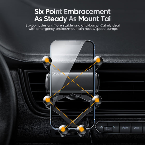 Gravity Car Phone Holder Six-point