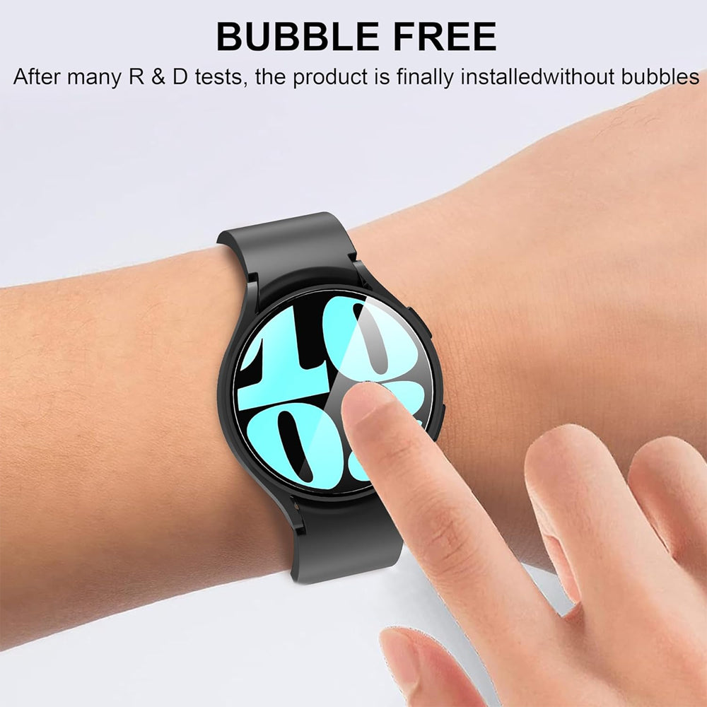 Samsung Galaxy Watch 9 40mm Glass Screen Protector Alignment Kit by SwiftShield (2 Pack - Clear)