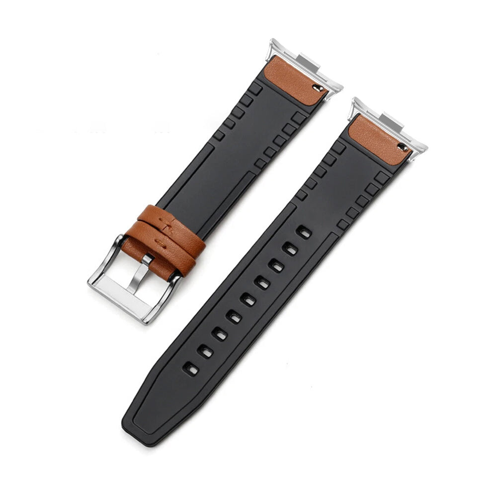 Leather-PU Hybrid Strap for Samsung Galaxy Watch 8 (40mm)