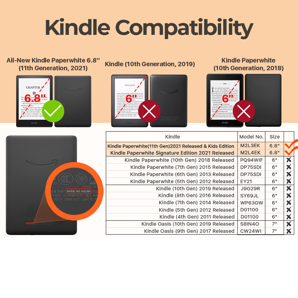 Glass Screen Protector for Kindle Paperwhite 6.8" 2022