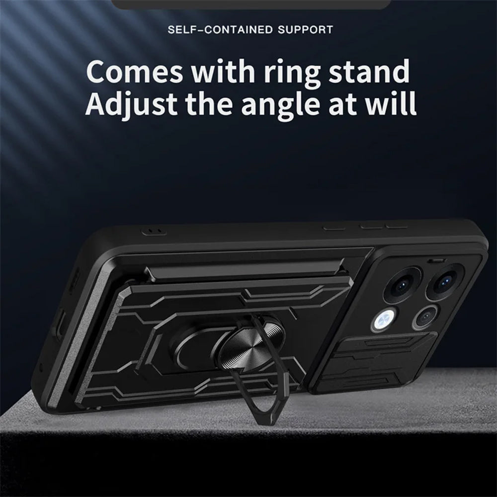 Tough Ring Card Case for OPPO Reno 13 Pro 5G
