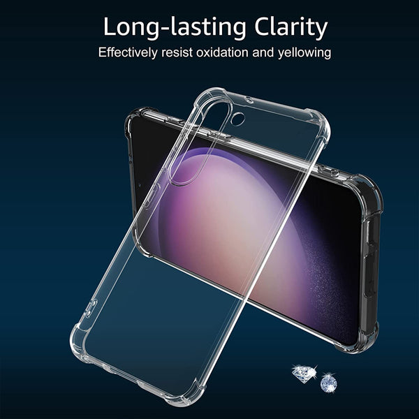 Bumper Hard Clear Case for Samsung Galaxy S23 FE