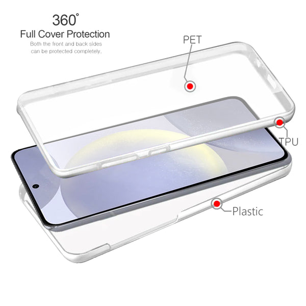 360 Clear Thin Case for Samsung Galaxy S24