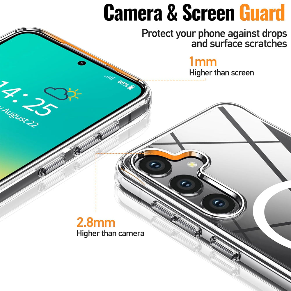 Clear Thin Magsafe Compatible Case for Samsung Galaxy S25