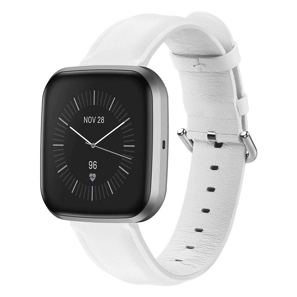 Leather Band for Fitbit Versa 4