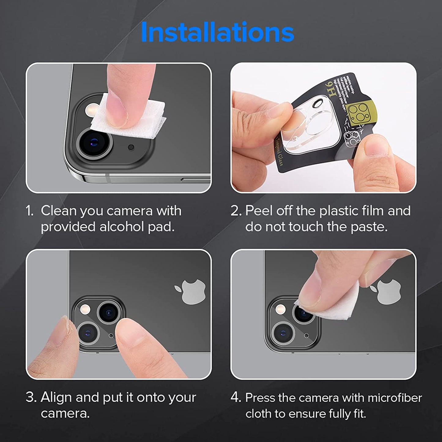 Glass Lens Cover Protector for iPhone 14 Plus 1 pack