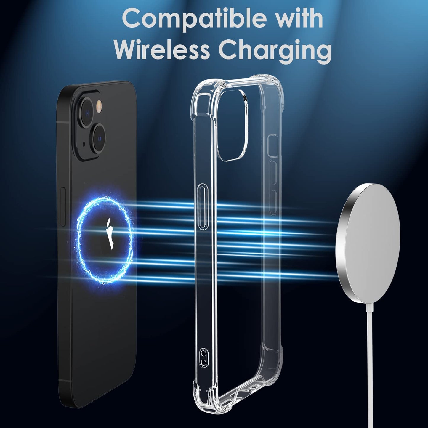 Protective Clear Gel case for iPhone 13 Mini