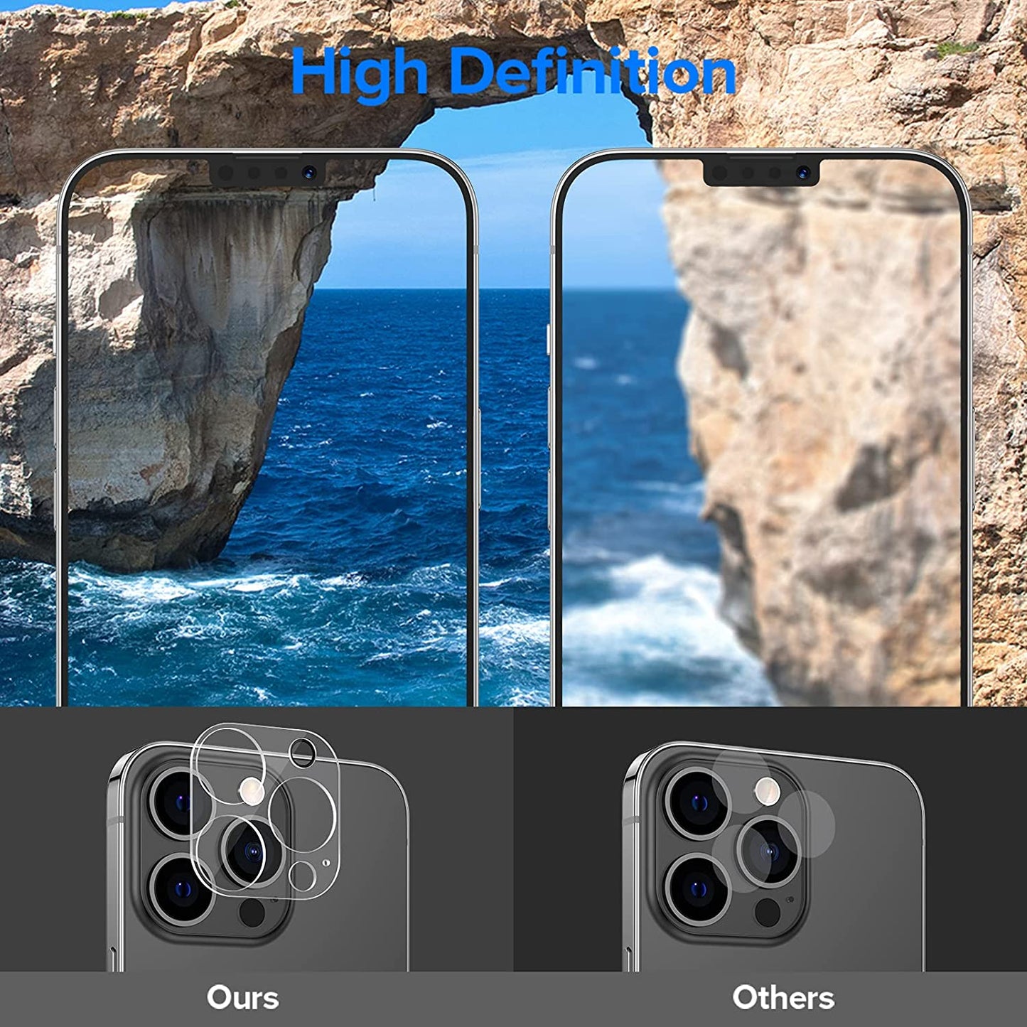 Glass Lens Cover Protector for iPhone 14 Pro Max 1 pack