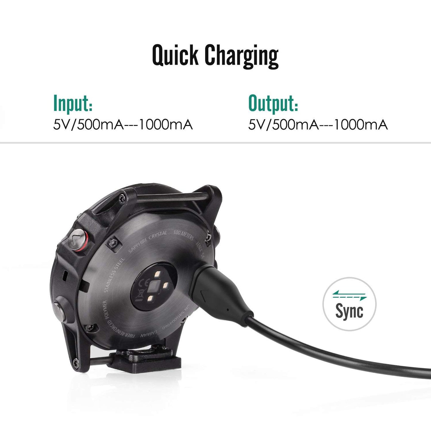 Garmin Charger cable - 1m