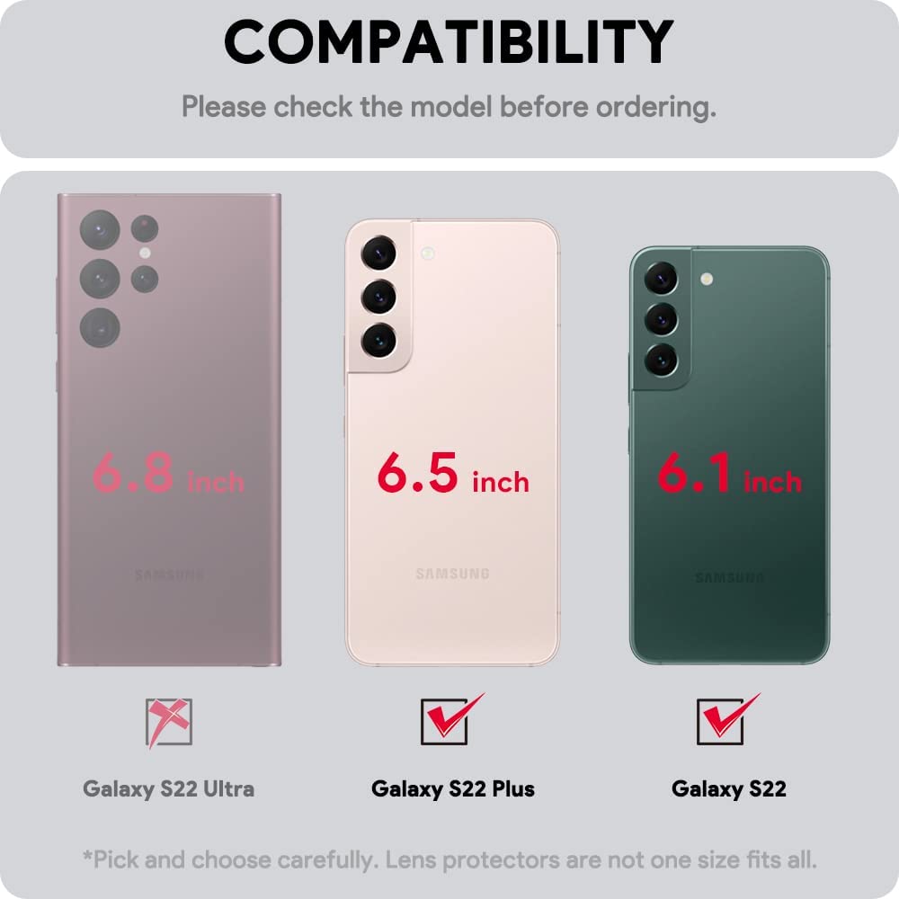 Camera Lens Glass Protector for Samsung Galaxy S22