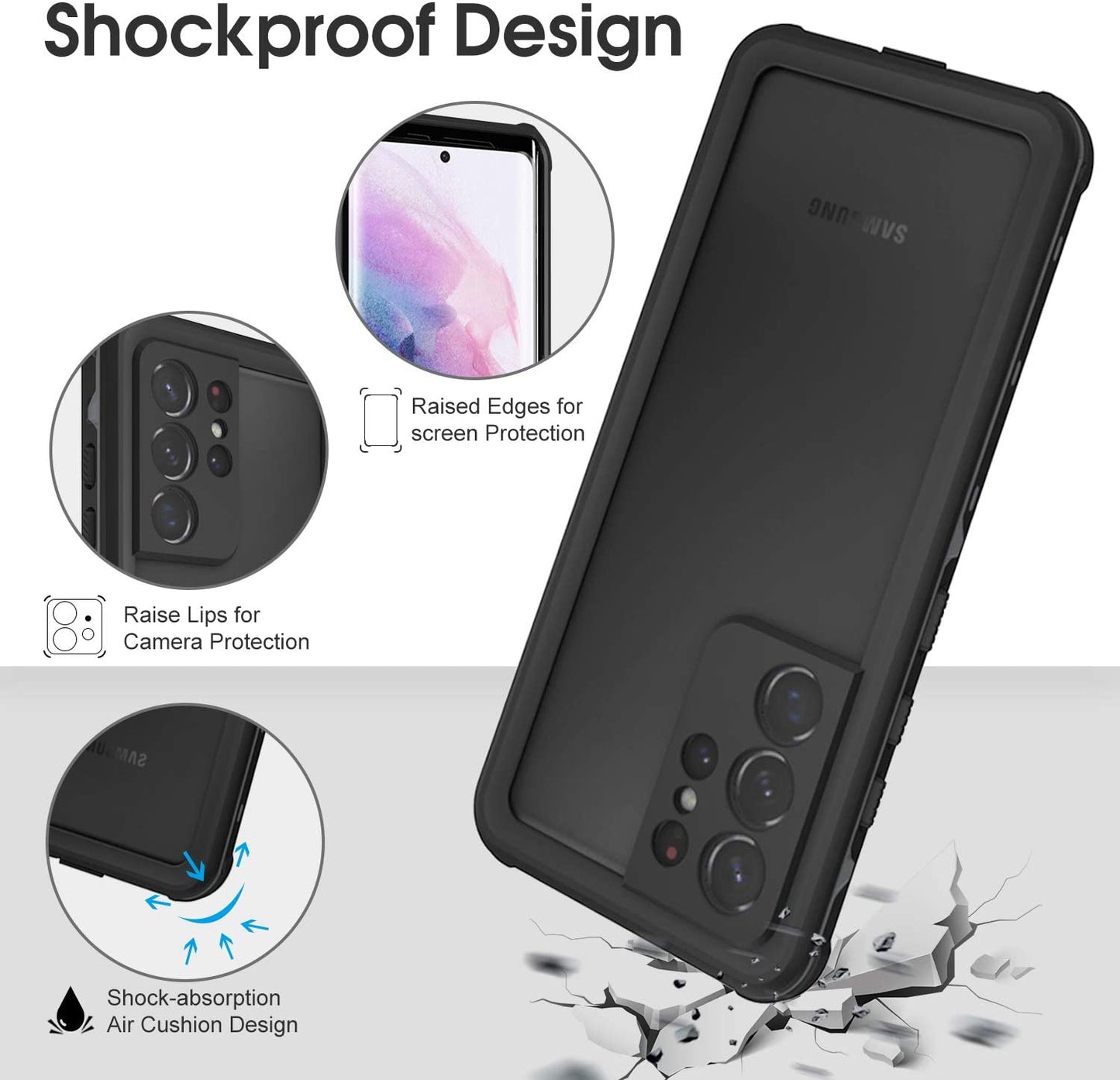 Redpepper Waterproof case for Samsung Galaxy S21 Ultra