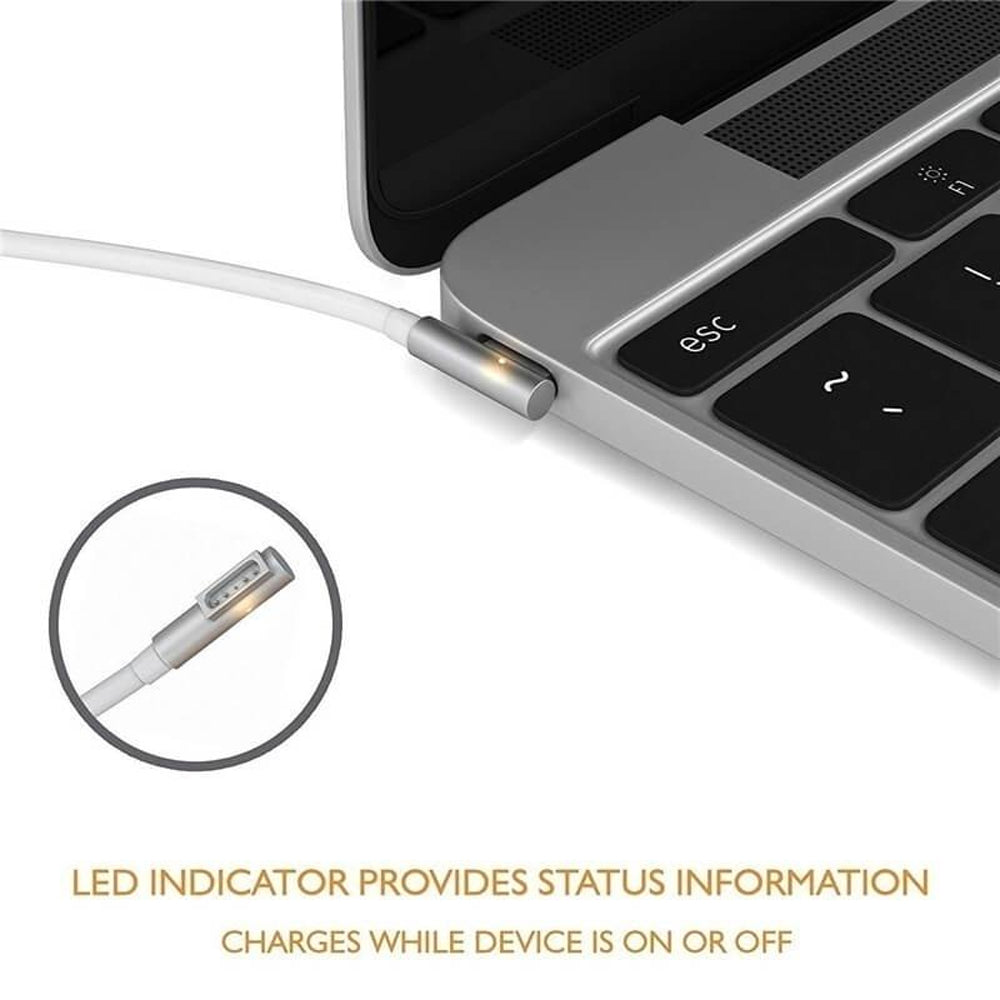 Alimentatore Caricabatterie 85W Con Connettore L-Tip Per MacBook Air/Pro (Pre-2012) A1181