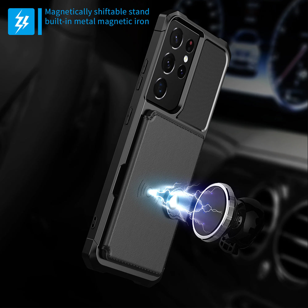 Flip Wallet Case for Samsung Galaxy S21 Ultra