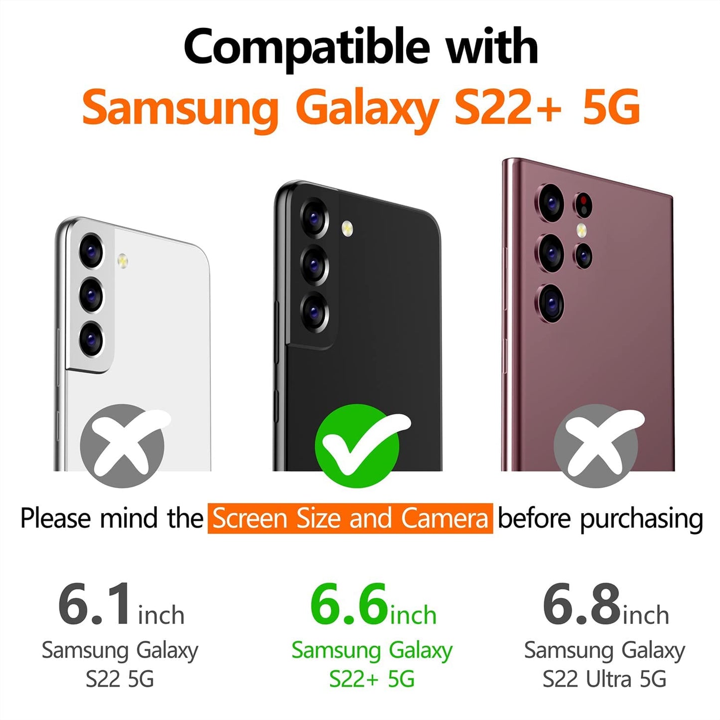 Clear Thin Case for Samsung Galaxy S22 Plus