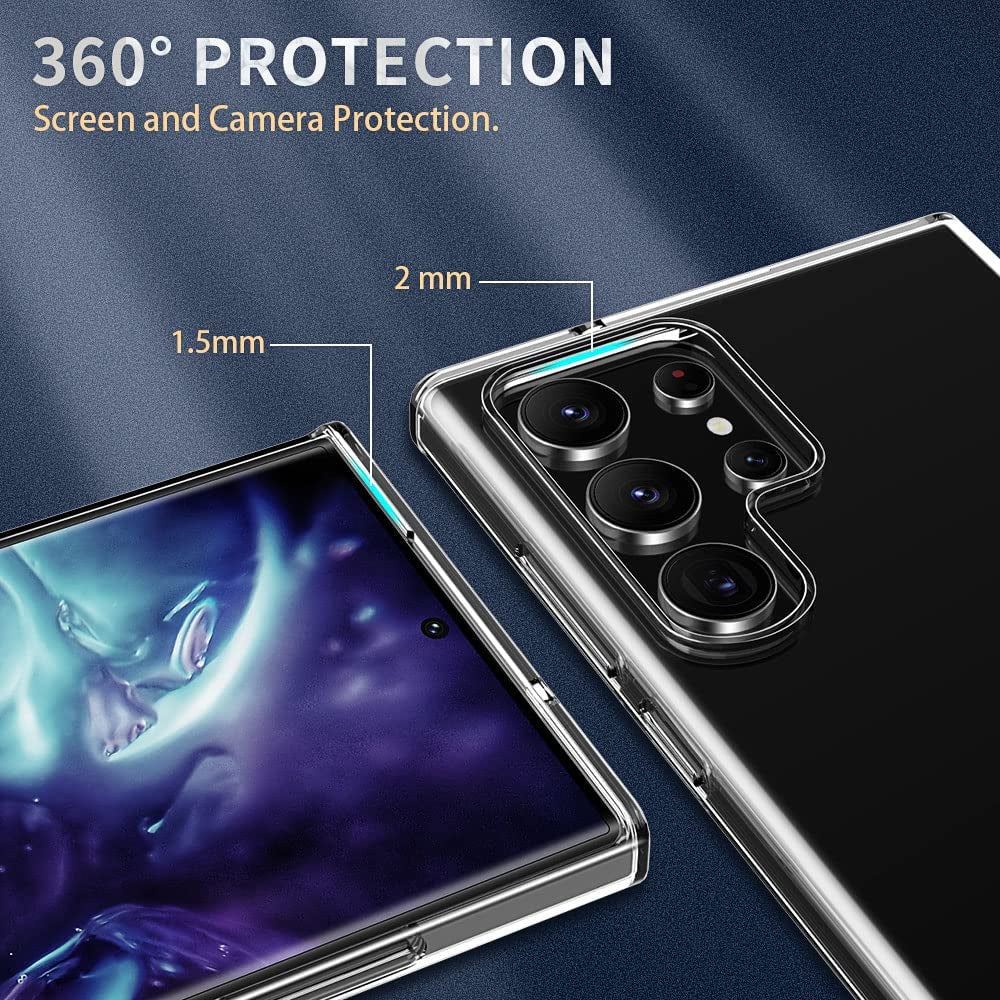 Clear Gel Case for Samsung Galaxy S23 Ultra