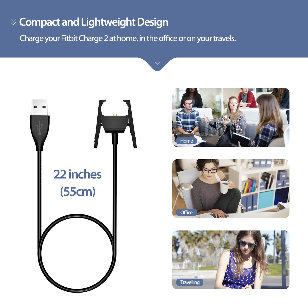 Fitbit Charge 2 - Charger Cable