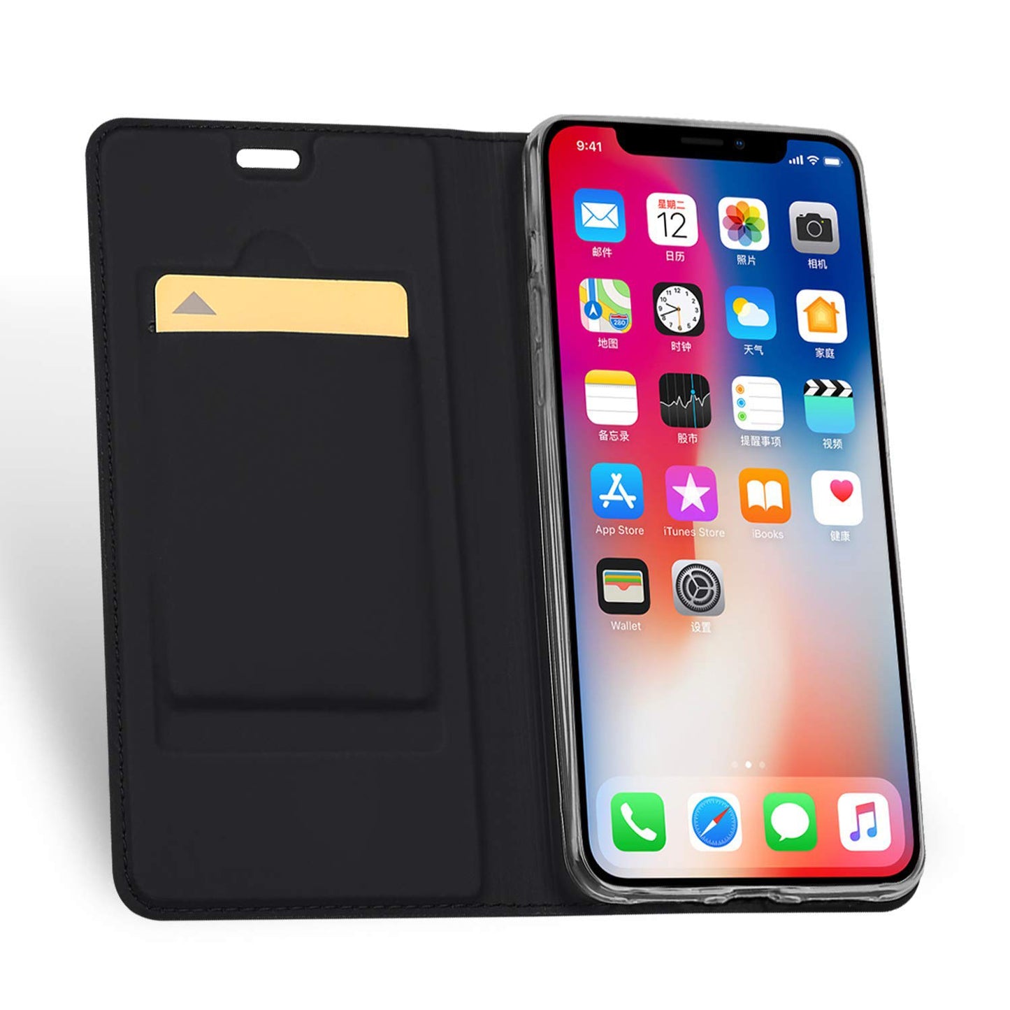 Slim Card Flip Case for iPhone XS Max