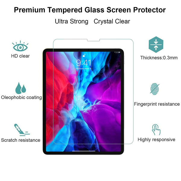 Glass Screen Protector for iPad Pro 12.9" 2018 - 2021