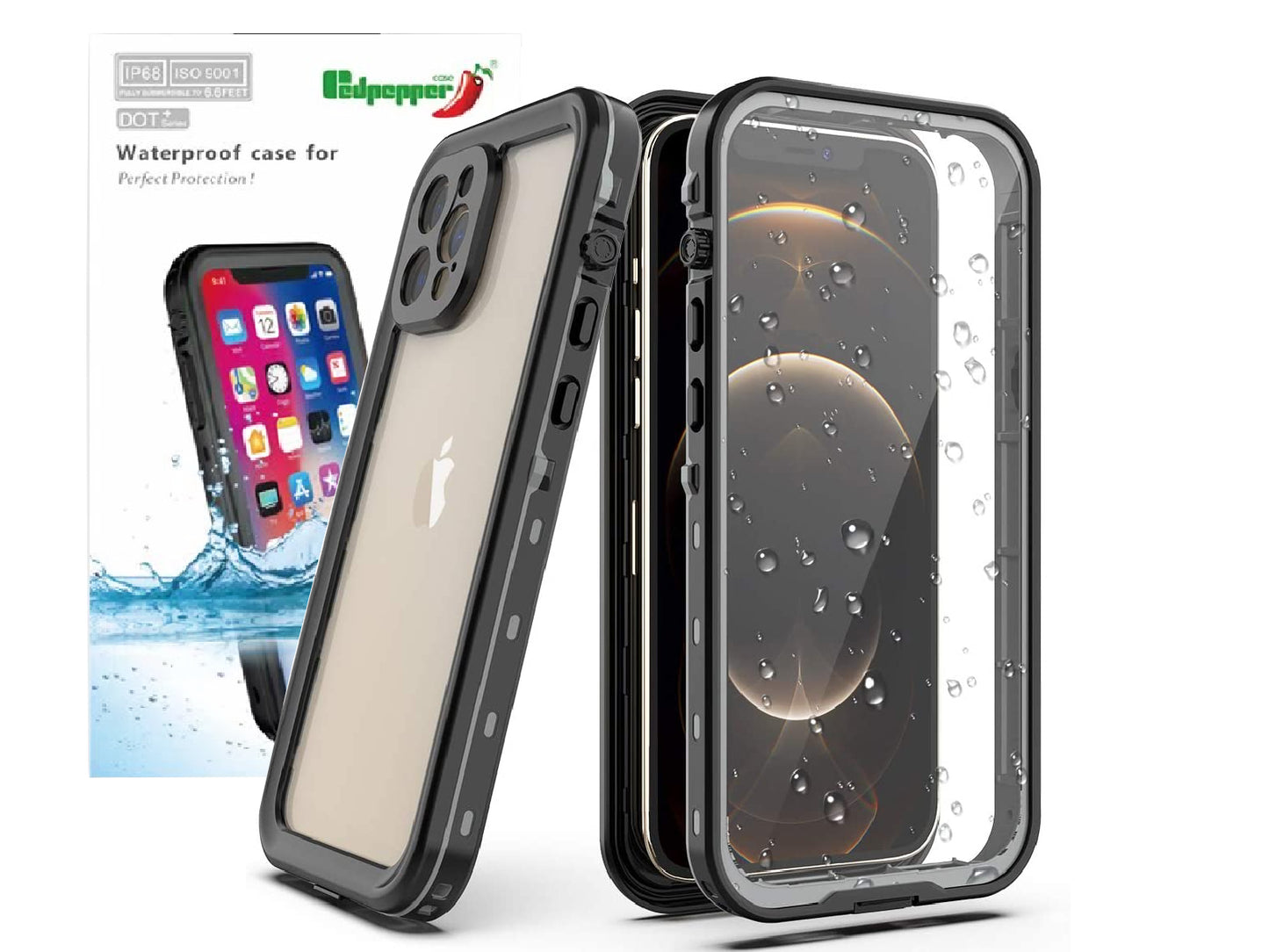 Redpepper Waterproof case for iPhone 12 Pro Max