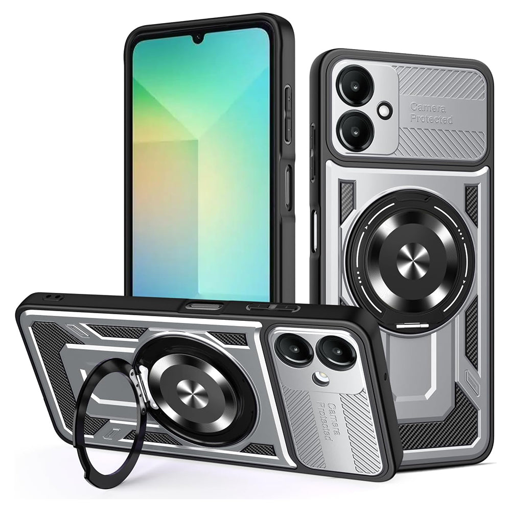 Magsafe Compatible Tough Ring Case for Samsung Galaxy A08