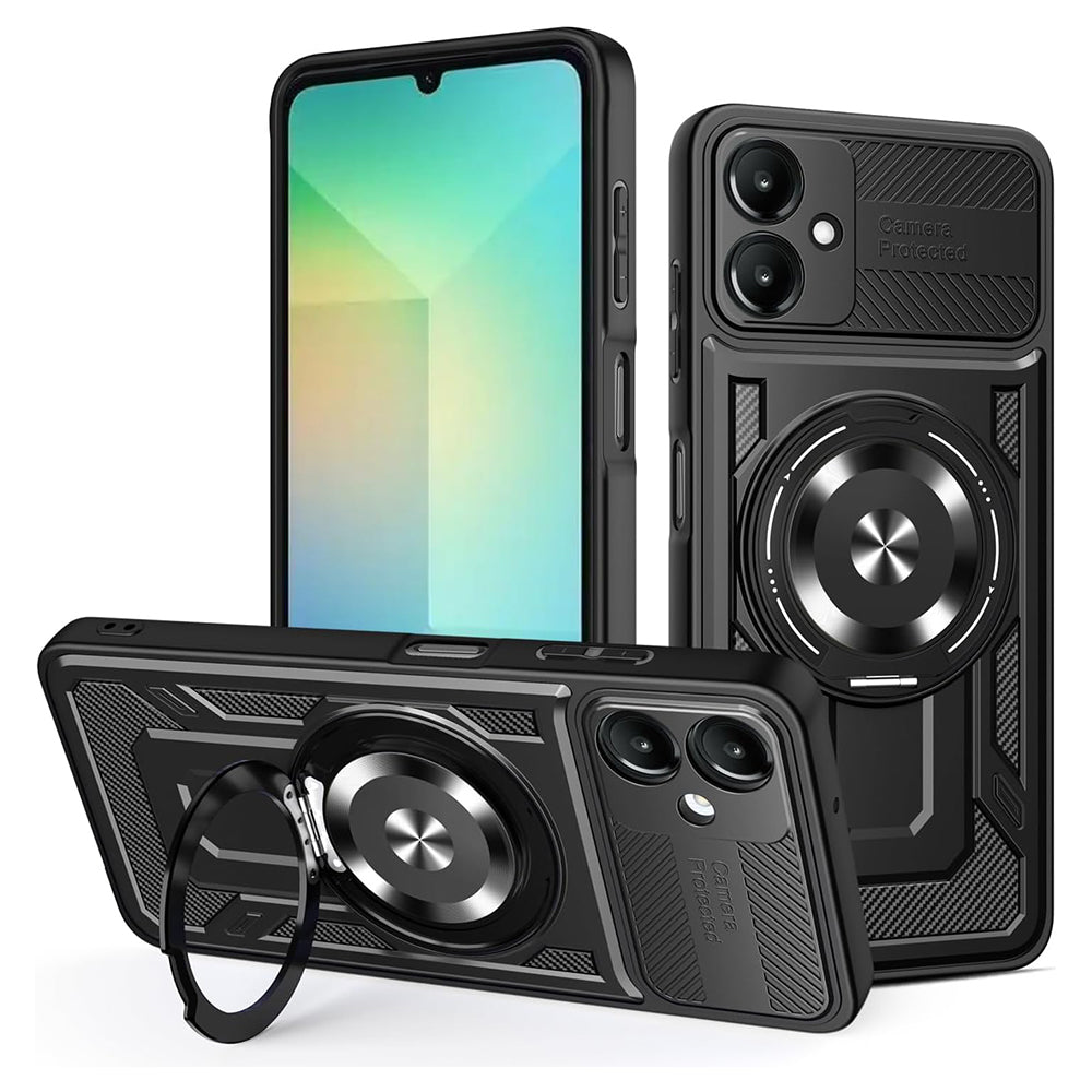 Magsafe Compatible Tough Ring Case for Samsung Galaxy A08