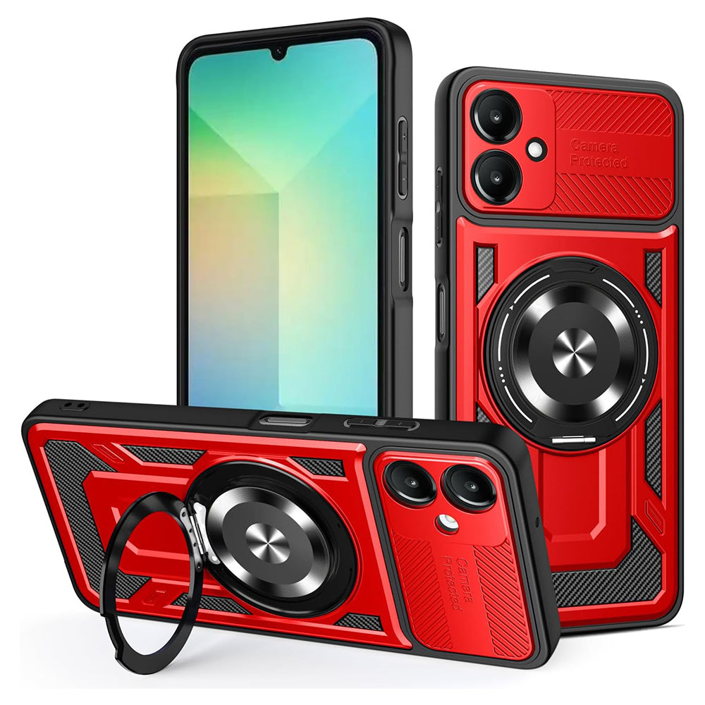 Magsafe Compatible Tough Ring Case for Samsung Galaxy A08