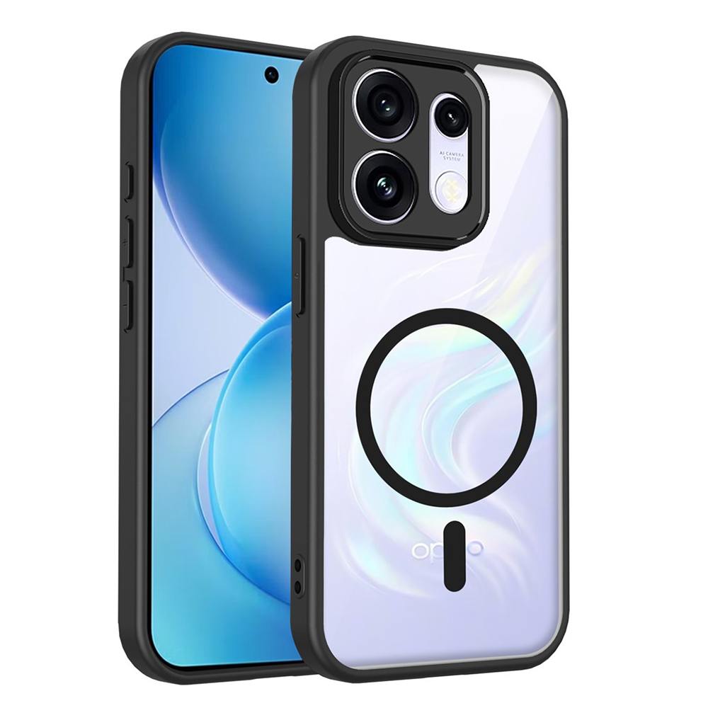 Magsafe Transparent Clear Case for Oppo Reno16 Pro 5G