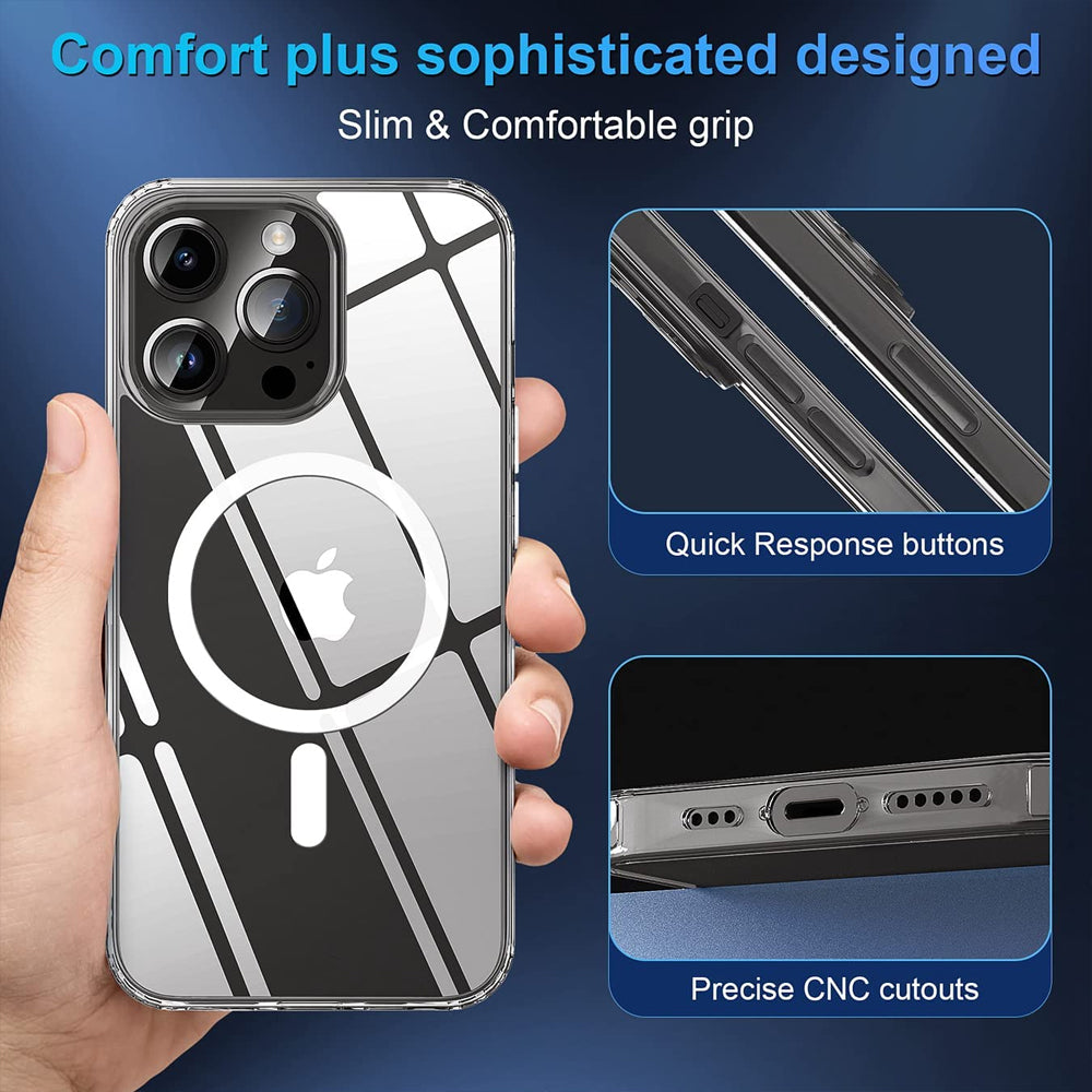 Magsafe Compatible Clear case for iPhone 14 Pro Max