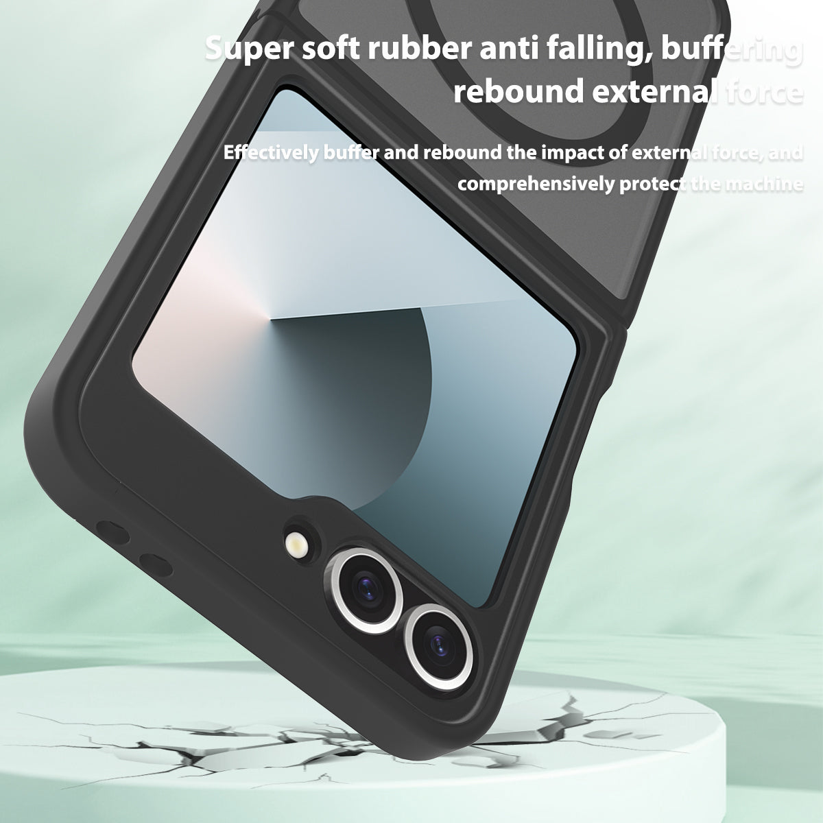 Magsafe Compatible Matte Case for Samsung Galaxy Z Flip 6
