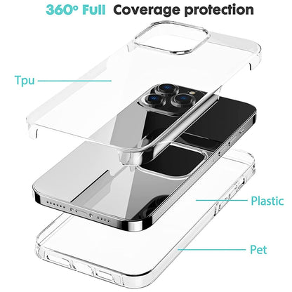 iPhone 15 case 360 clear cover