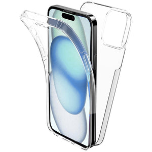 360 Clear Thin Case for iPhone 15
