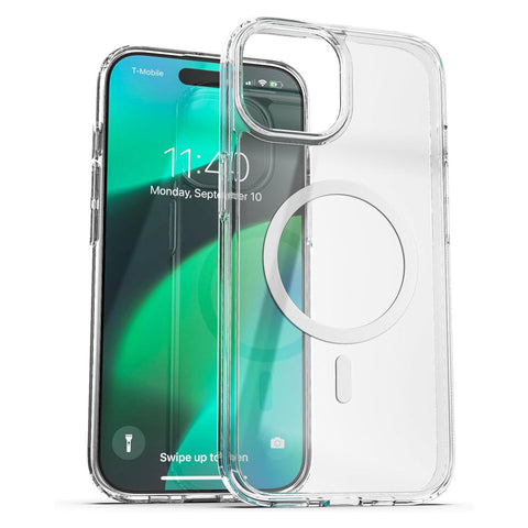 Magsafe Compatible Clear case for iPhone 15 Pro Max