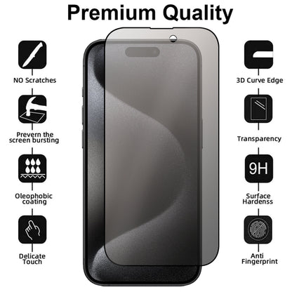 Anti-Glare Matte Glass Screen Protector for iPhone 15 Pro