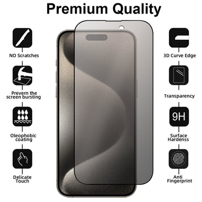 Anti-Glare Matte Glass Screen Protector for iPhone 15 Pro Max