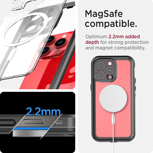 Redpepper Waterproof Magsafe Case for iPhone 15 Pro Max